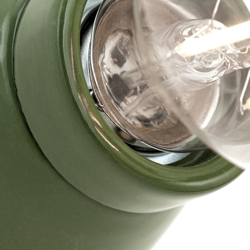 Sienas gaismeklis FROST 1xE27/60W/230V zaļš