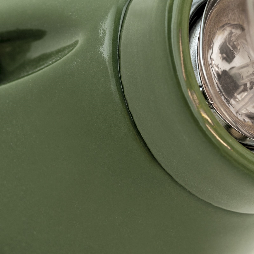 Sienas gaismeklis FROST 1xE27/60W/230V zaļš