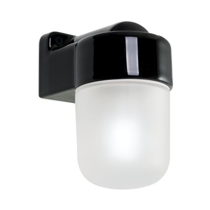 Sienas lampa OSTIA 1xE27/40W/230V melna