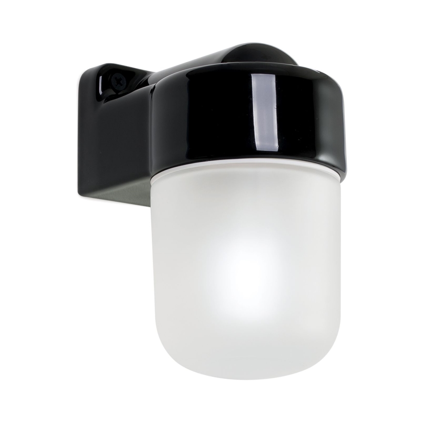 Sienas lampa OSTIA 1xE27/40W/230V melna