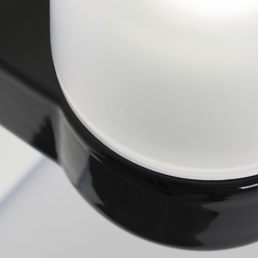 Sienas lampa OSTIA 1xE27/40W/230V melna