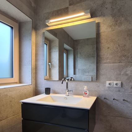 LED Spogulis vannas istabai MARILYN LED/18W/230V 60 cm IP44 balts