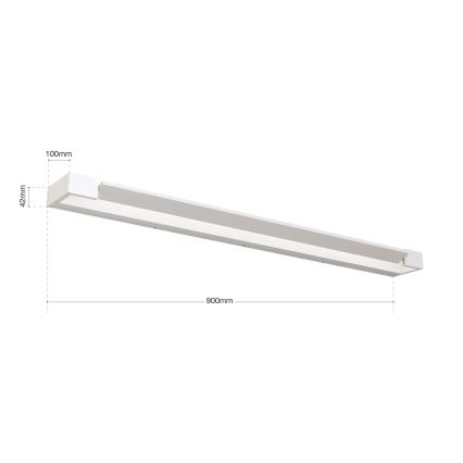 LED Vannas istabas spoguļa apgaismojums MARILYN LED/24W/230V 90 cm IP44 balta