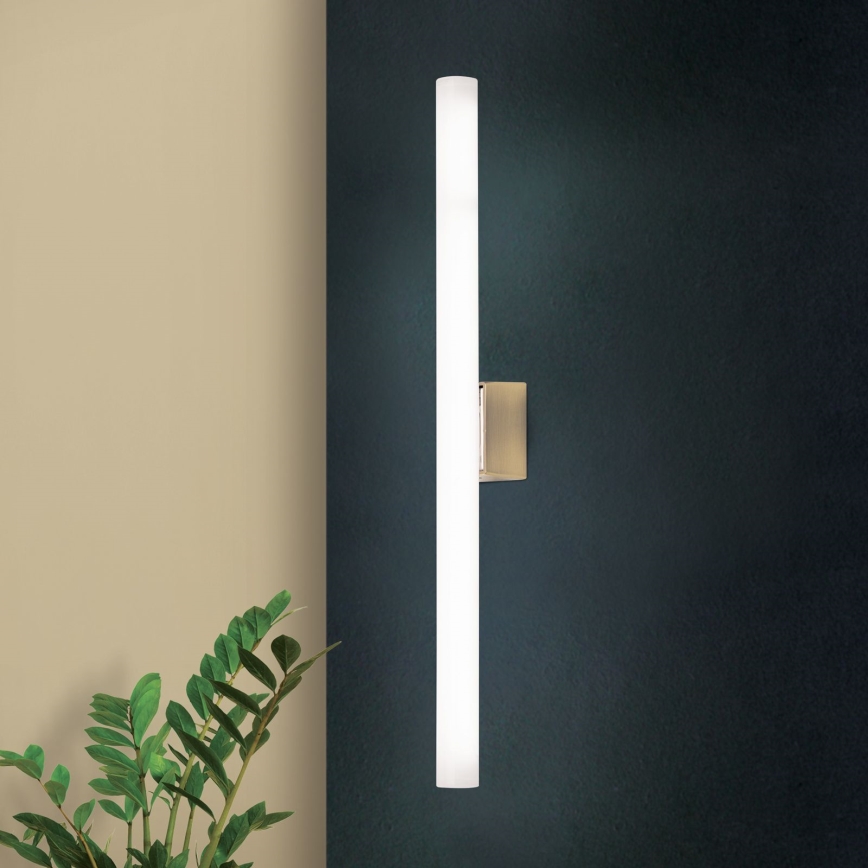 LED Sienas lampa VISAGIST 1xS14d/8W/230V misiņš