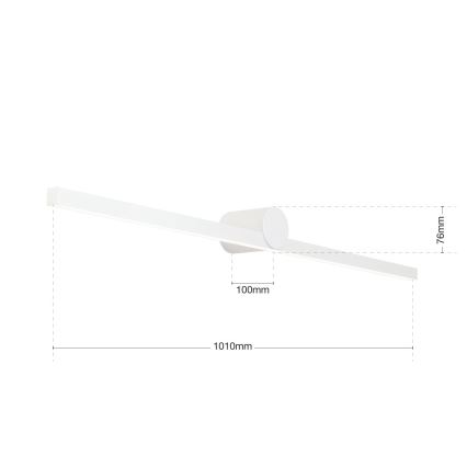 LED Vannas istabas spoguļa apgaismojums BEAUTY LED/24W/230V 101 cm IP54 balta