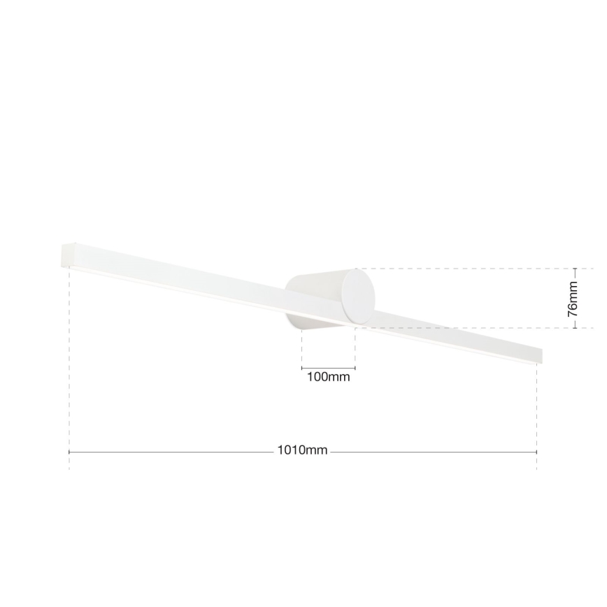 LED Vannas istabas spoguļa apgaismojums BEAUTY LED/24W/230V 101 cm IP54 balta
