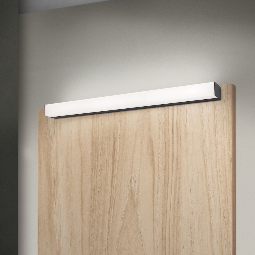 LED Vannas istabas spoguļa apgaismojums HORIZON LED/12W/230V 3000/4000K 60 cm IP44 melna