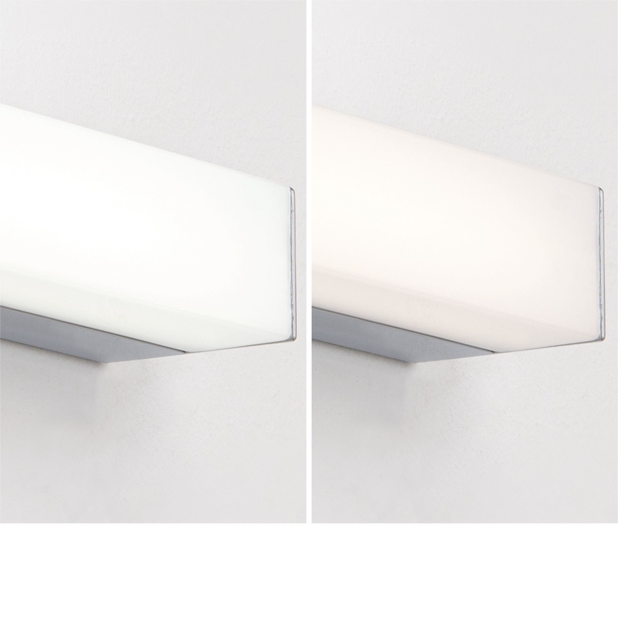LED Vannas istabas spoguļa apgaismojums HORIZON LED/12W/230V 3000/4000K 60 cm IP44 sudraba