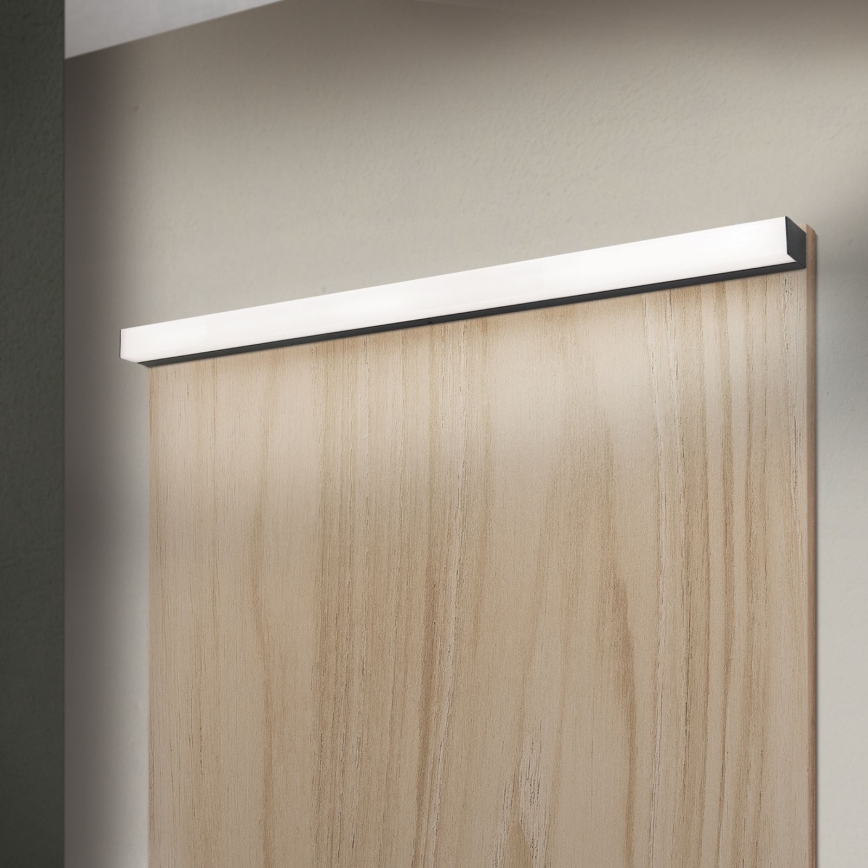 LED Vannas istabas spoguļa apgaismojums HORIZON LED/18W/230V 3000/4000K 90 cm IP44 melna