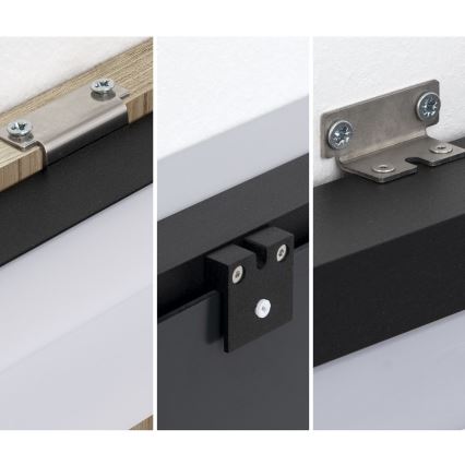 LED Vannas istabas spoguļa apgaismojums HORIZON LED/18W/230V 3000/4000K 90 cm IP44 melna