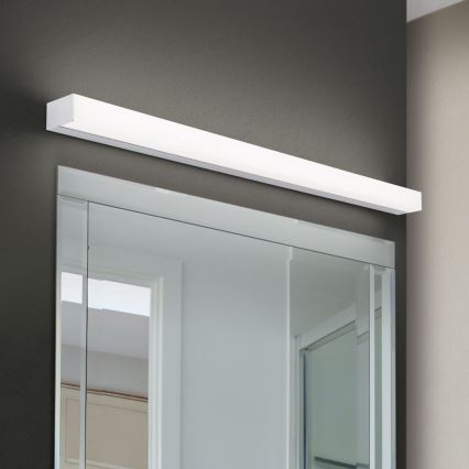 LED Vannas istabas spoguļa apgaismojums HORIZON LED/18W/230V 3000/4000K 90 cm IP44 sudraba