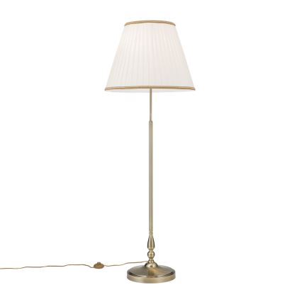 Grīdas stāvlampa TONIA 2xE27/60W/230V 154 cm balta/bronza