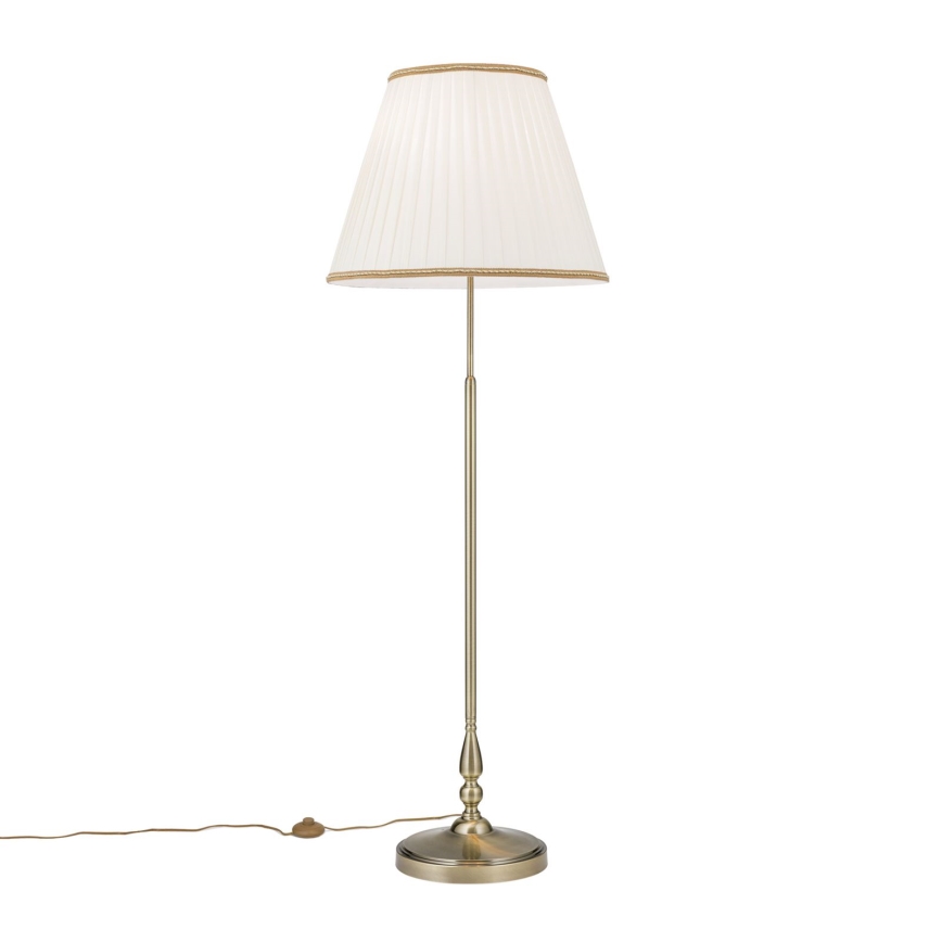 Grīdas stāvlampa TONIA 2xE27/60W/230V 154 cm balta/bronza