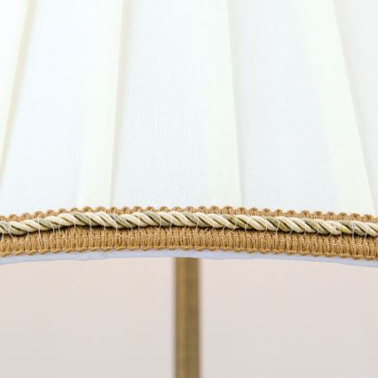 Grīdas stāvlampa TONIA 2xE27/60W/230V 154 cm balta/bronza