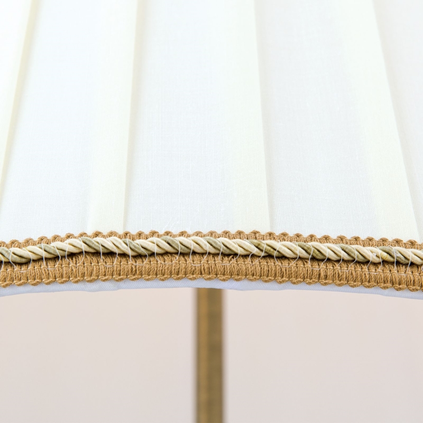 Grīdas stāvlampa TONIA 2xE27/60W/230V 154 cm balta/bronza