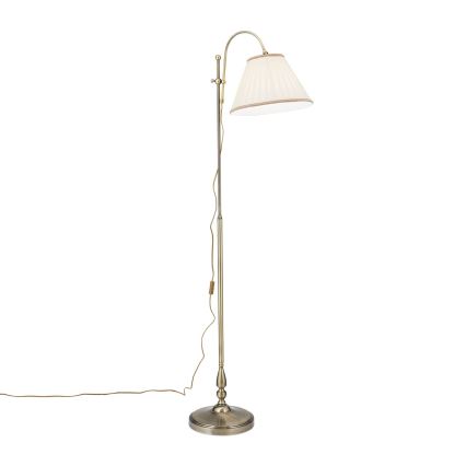 Grīdas stāvlampa TONIA 1xE27/60W/230V 183 cm balta/bronza