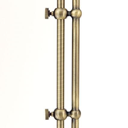 Grīdas stāvlampa OLD LAMP 1xE27/40W/230V balta/misiņš