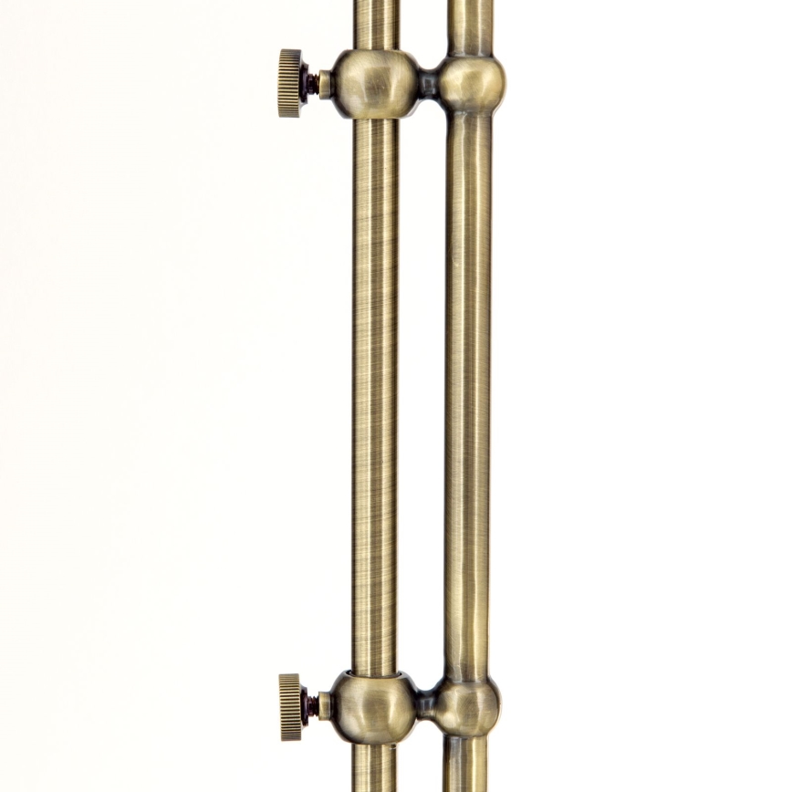 Grīdas stāvlampa OLD LAMP 1xE27/40W/230V balta/misiņš