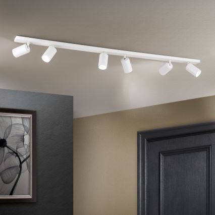 Virziena gaismeklis SEAN 6xGU10/13W/230V balts