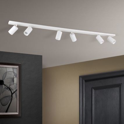 Virziena gaismeklis SEAN 6xGU10/13W/230V balts