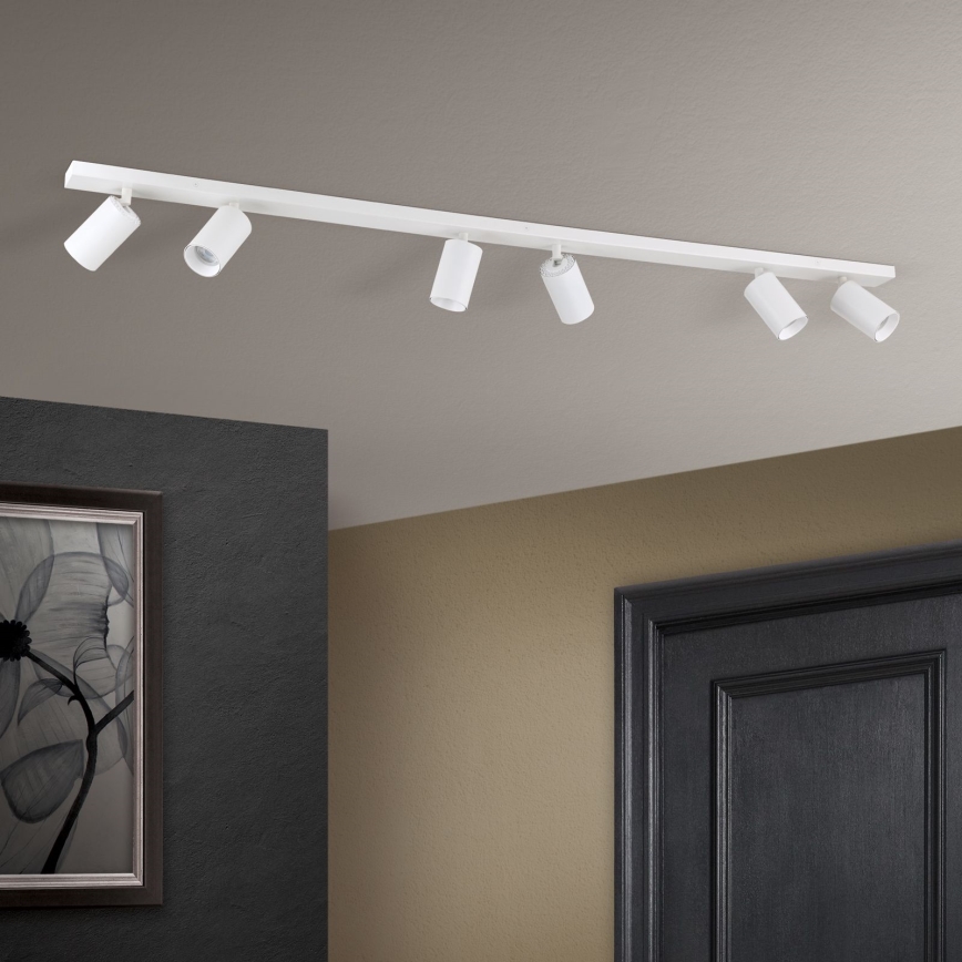 Virziena gaismeklis SEAN 6xGU10/13W/230V balts