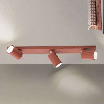 Virziena gaismeklis PENN 3xGU10/13W/230V ķieģeļu krāsā