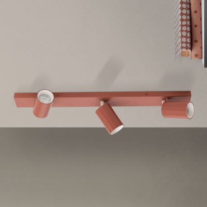 Virziena gaismeklis PENN 3xGU10/13W/230V ķieģeļu krāsā