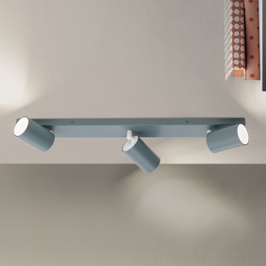 virziena gaismeklis PENN 3xGU10/13W/230V pelēks