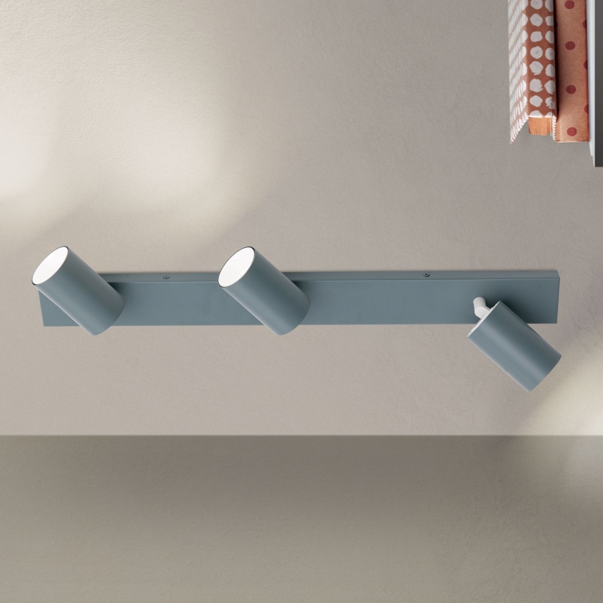 virziena gaismeklis PENN 3xGU10/13W/230V pelēks