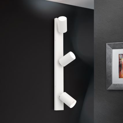 Spot gaismeklis SEAN 3xGU10/13W/230V balts