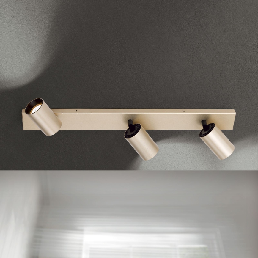virziena gaismeklis SEAN 3xGU10/13W/230V zelta