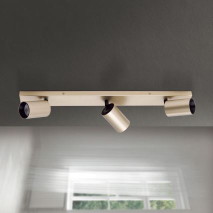 virziena gaismeklis SEAN 3xGU10/13W/230V zelta