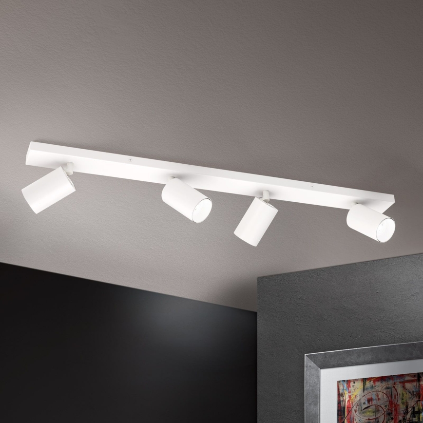 Punktveida gaismeklis SEAN 4xGU10/13W/230V balts