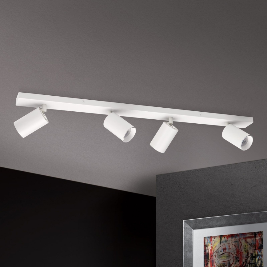 Punktveida gaismeklis SEAN 4xGU10/13W/230V balts