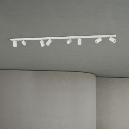 Virziena gaismeklis SEAN 8xGU10/13W/230V balts