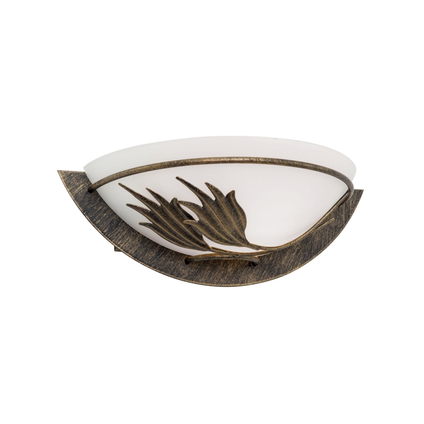 Sienas lampa FLEUR 1xE14/60W/230V bronza