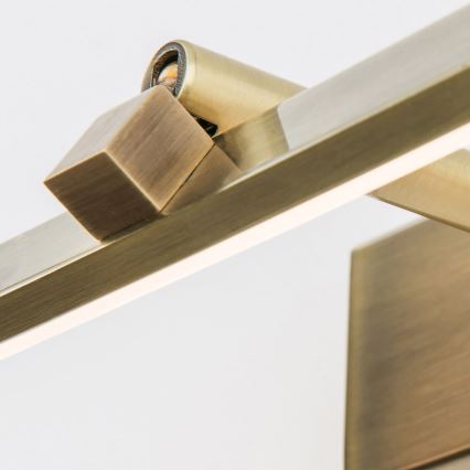 LED Attēla lampa PUBLIO LED/10W/230V 50 cm zelta/patina