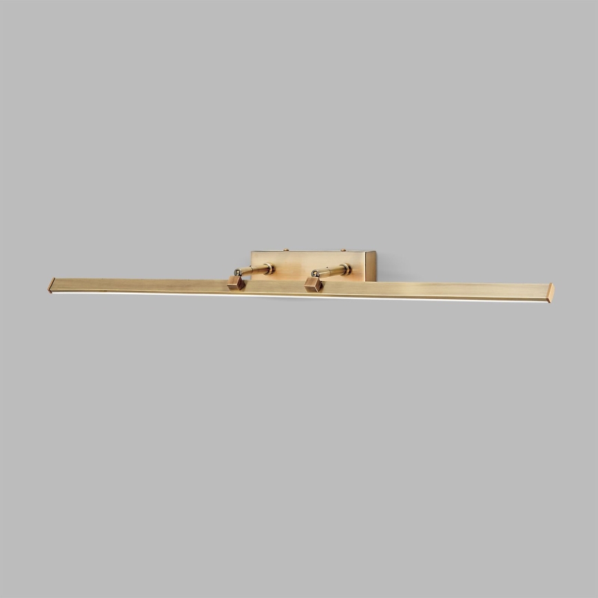 LED Attēla lampa PUBLIO LED/15W/230V 75 cm zelta/patina