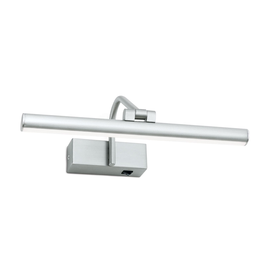 LED Attēla lampa PORTRAIT LED/6W/230V 30 cm matēts hroms