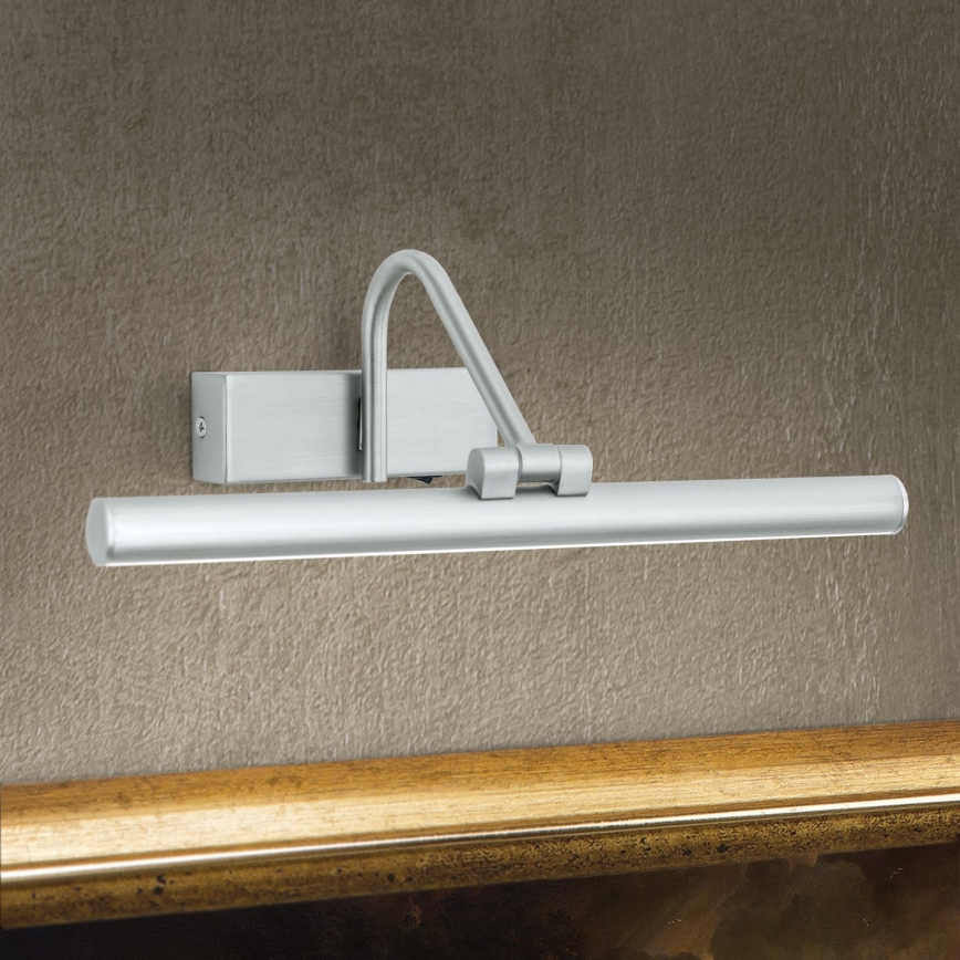 LED Attēla lampa PORTRAIT LED/6W/230V 30 cm matēts hroms
