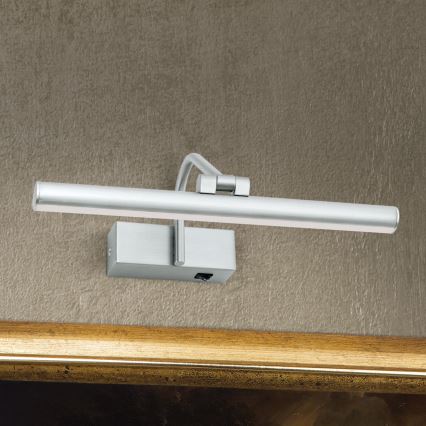 LED Attēla lampa PORTRAIT LED/6W/230V 30 cm matēts hroms