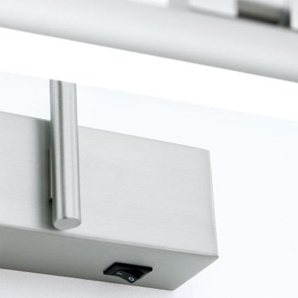 LED Attēla lampa PORTRAIT LED/6W/230V 30 cm matēts hroms