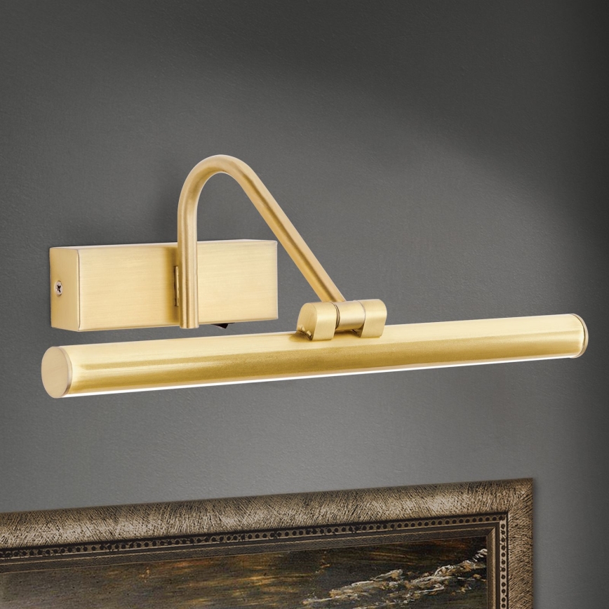 LED Attēla lampa PORTRAIT LED/6W/230V 30 cm zelta