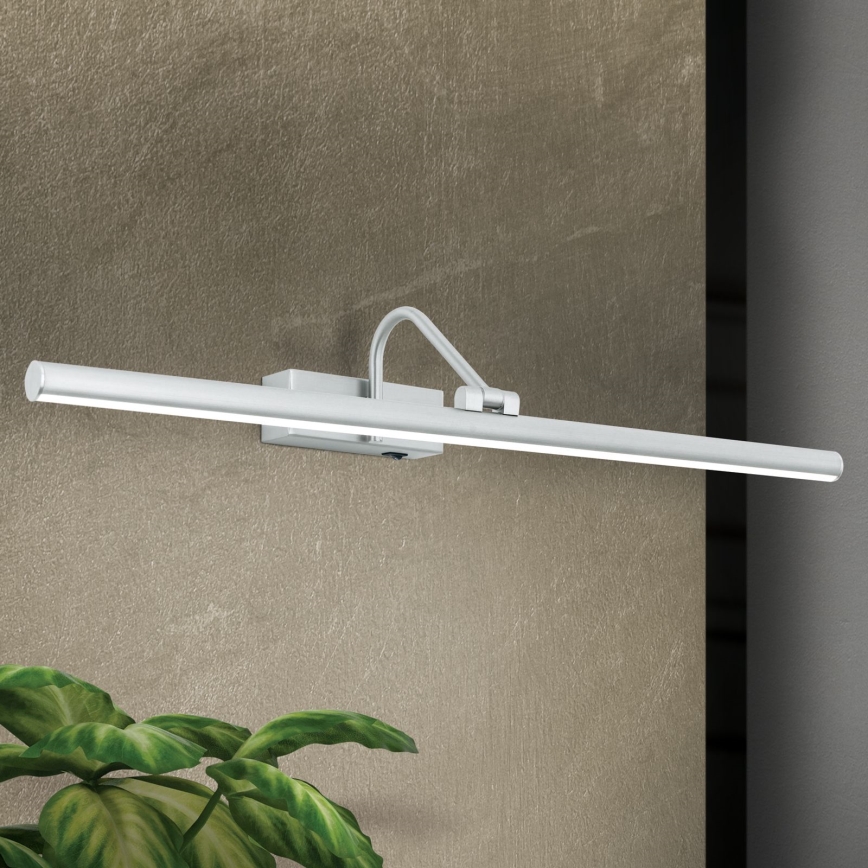 LED Attēla lampa PORTRAIT LED/12W/230V 60 cm matēts hroms
