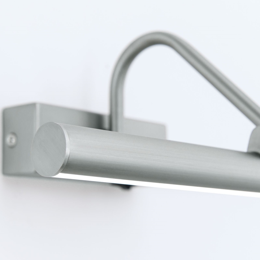 LED Attēla lampa PORTRAIT LED/12W/230V 60 cm matēts hroms
