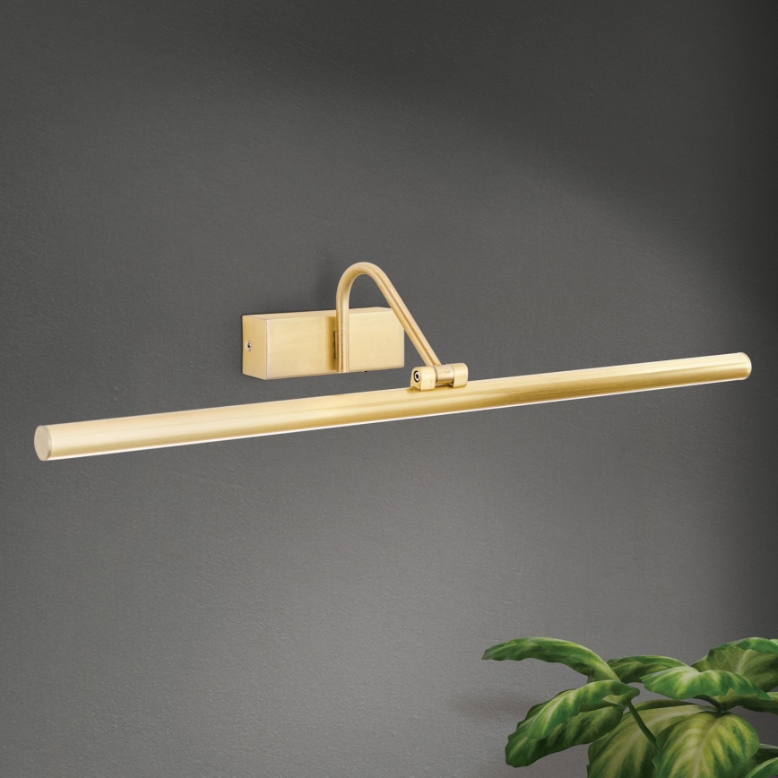LED Attēla lampa PORTRAIT LED/12W/230V 60 cm zelta
