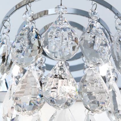 Kristāla sienas lampa CELESTE 2xG9/40W/230V spīdīgi hromēts