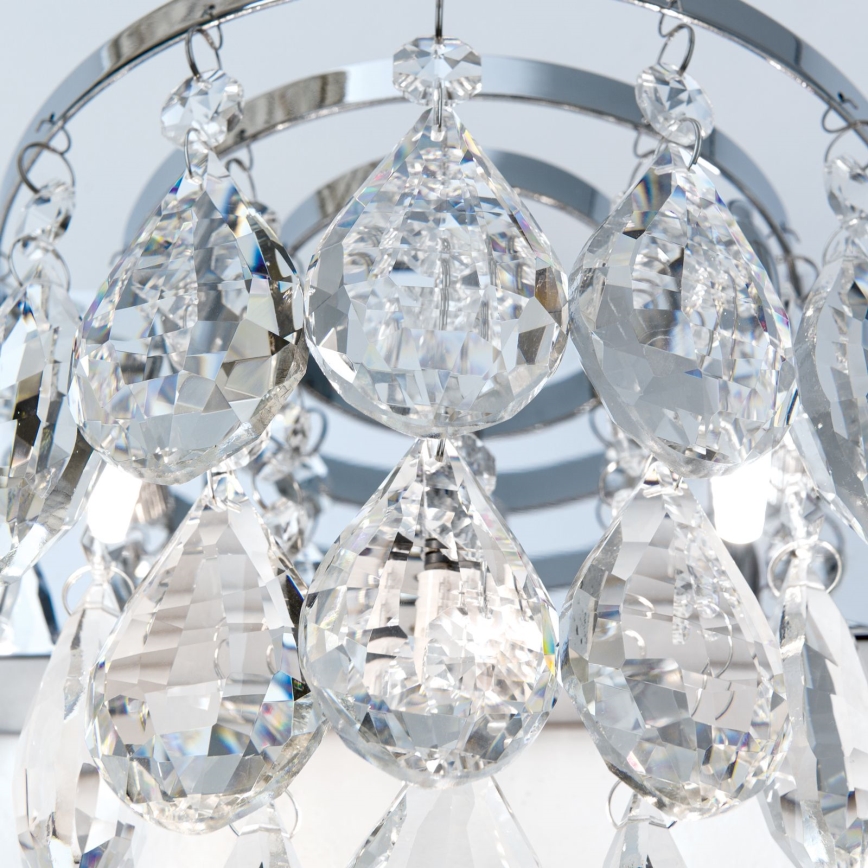 Kristāla sienas lampa CELESTE 2xG9/40W/230V spīdīgi hromēts