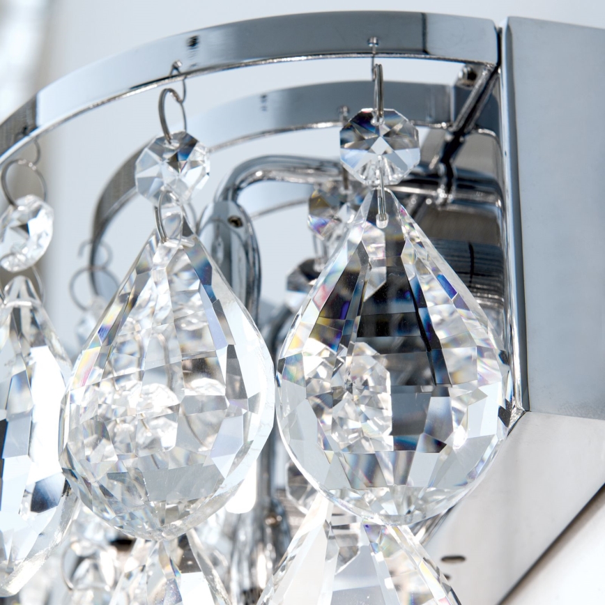Kristāla sienas lampa CELESTE 2xG9/40W/230V spīdīgi hromēts