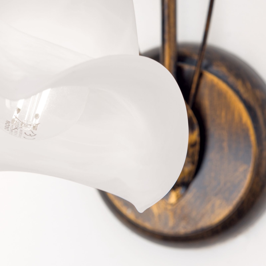 Sienas lampa SISI 1xE14/40W/230V bronza/patina